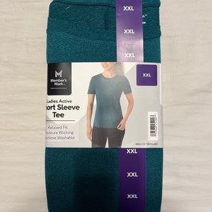 Member’s Mark Ladies Active Short Sleeve Tee XXL